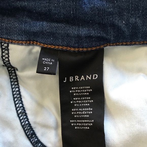 J Brand Maria High-Rise Skinny Side-Slit Jeans - Picture 7 of 7
